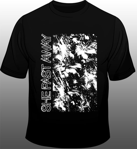 She Past Away 2024 Splattered Flowers tee