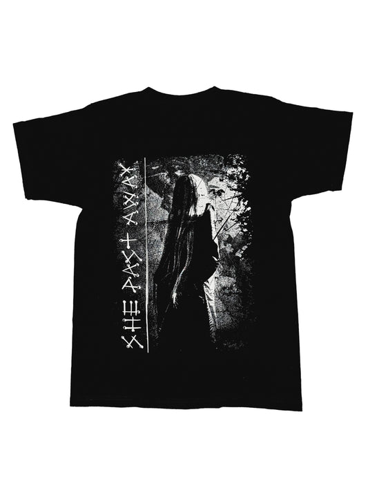 She Past Away Ghostly Figure tee